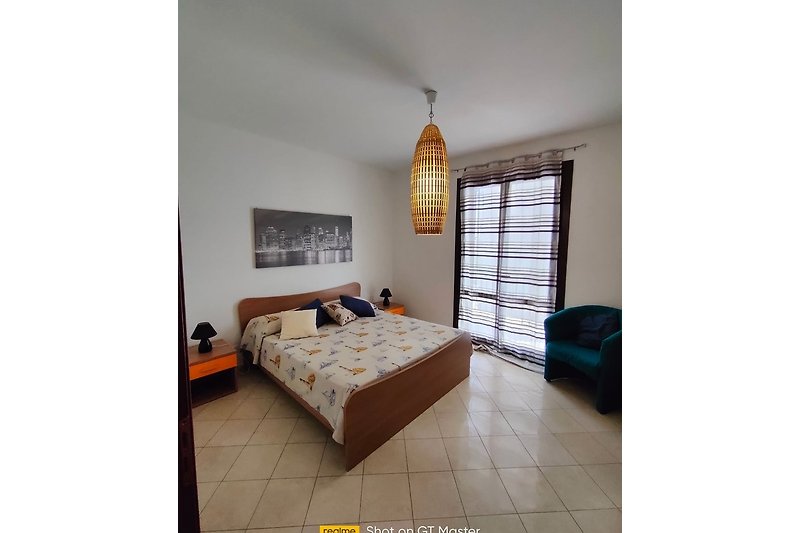 Ferienhaus San Vito Lo Capo, Schlafzimmer mit Doppelbett