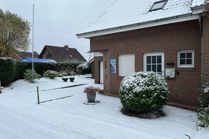 Winterland im Ferienhaus Sonne Hooksiel