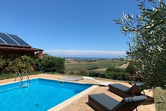 Casa Monte Bugaro, Pool, Meerblick