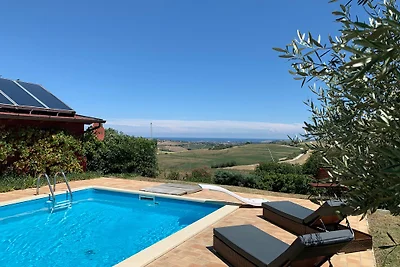 Casa Monte Bugaro, Pool, Meerblick