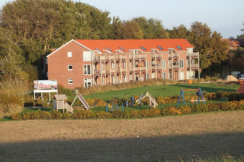 Wremer-Loft in der Abendsonne