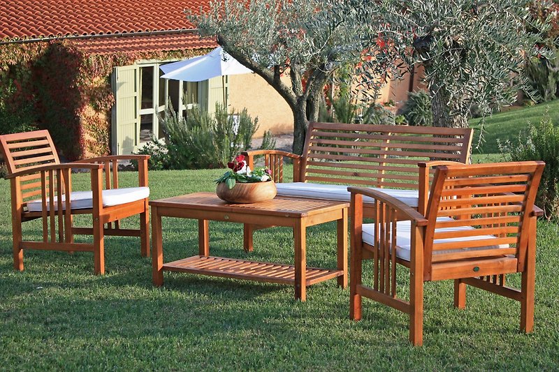 Sitzgruppe für Relax beim Ferienhaus