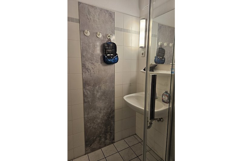 Badezimmer mit Designelement