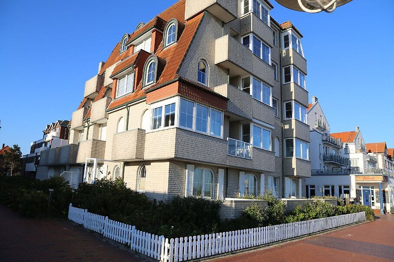 Strandvilla Marina 18, Balkon mit Meerblick in Wangerooge