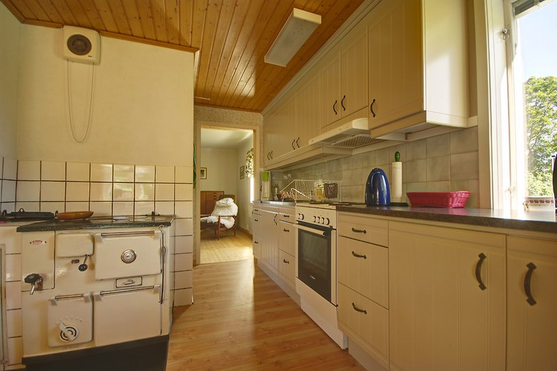 Küche mit Holzherd