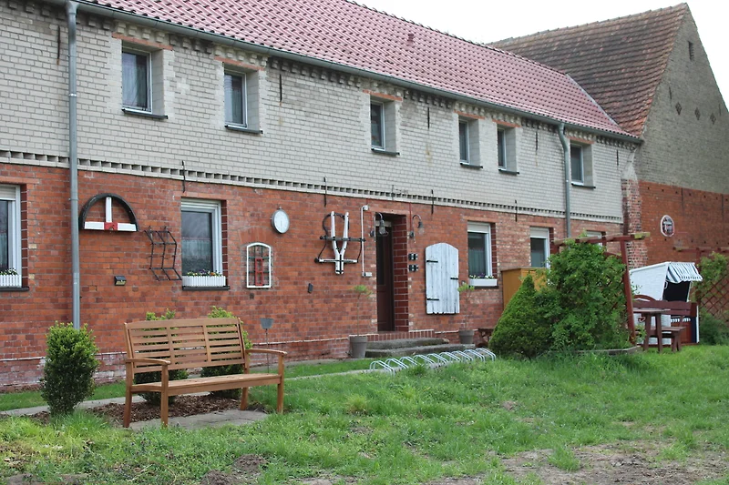 Backstein-Cottage mit Eingang