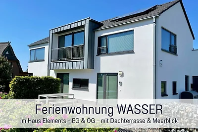 Appartamento "Acqua" negli ELEMENTI sul mare