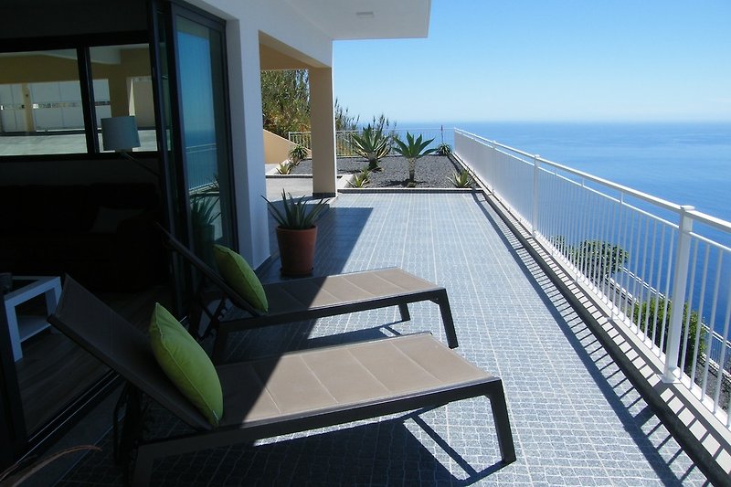 Terrace at the house wit sea view