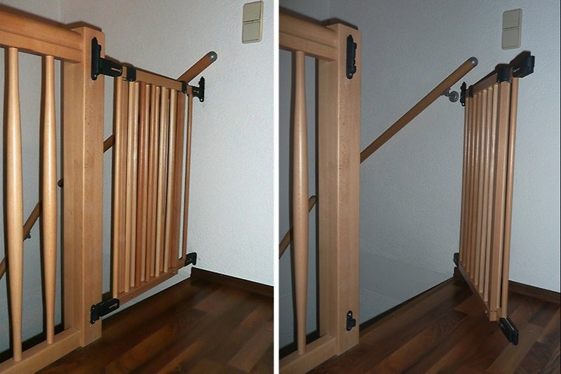 Schutztür Treppe zum Schlafzimmer im EG