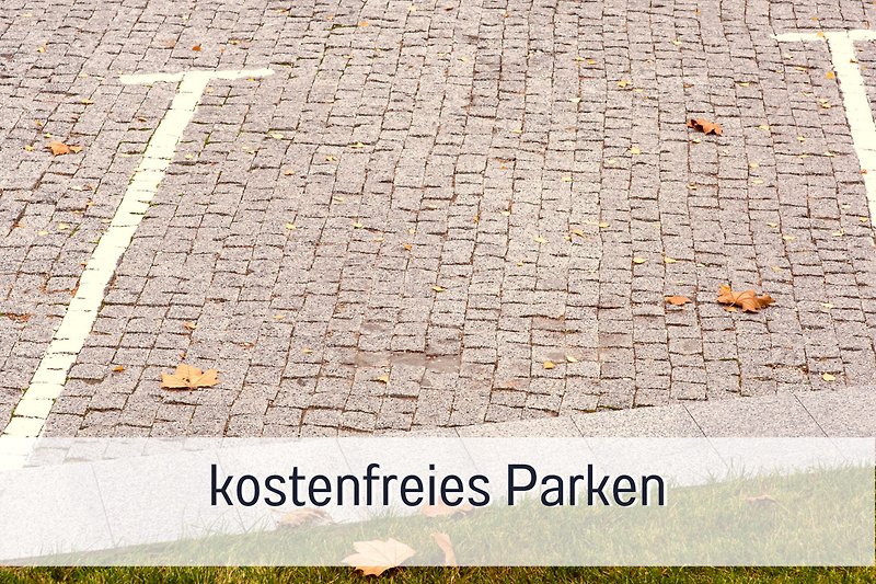 Parkplätze kostenfrei am Elbe Boardinghouse.