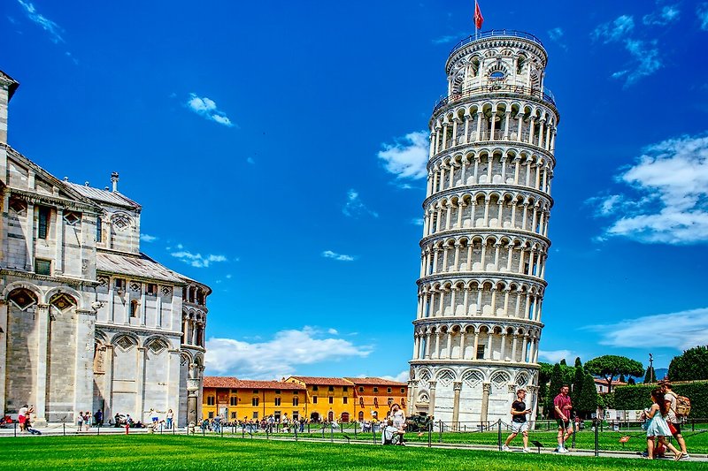 Toren van Pisa op 15 autominuten rijden