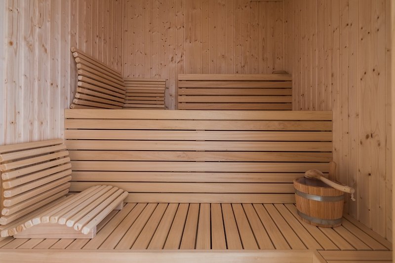 moderne Sauna im Haus