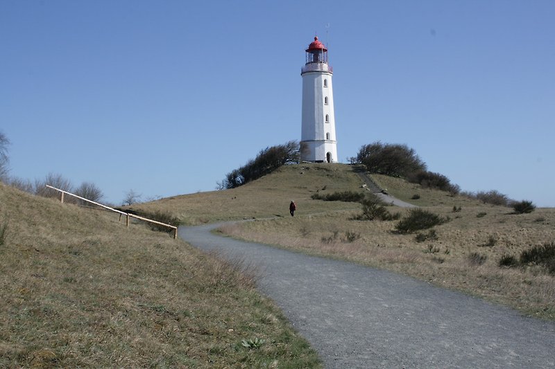 Leuchtturm auf der Schwesterinsel Hiddensee