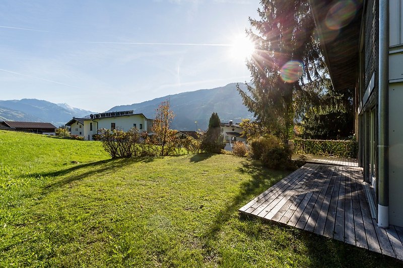 Natur pur auf der Terrase
