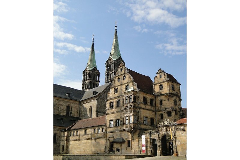 Bamberger Dom mit Alte Hofhaltung
