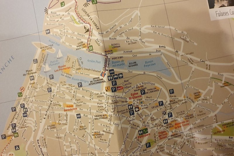 Stadtplan Fécamp