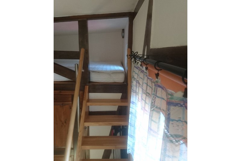 Treppenaufgang zum Schlafboden