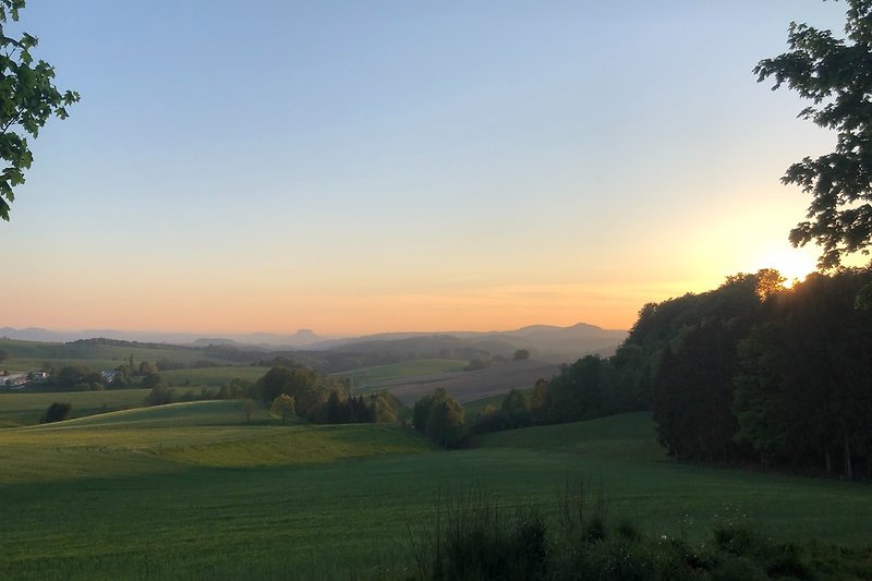 Blick über Nationalpark Sächsische Schweiz