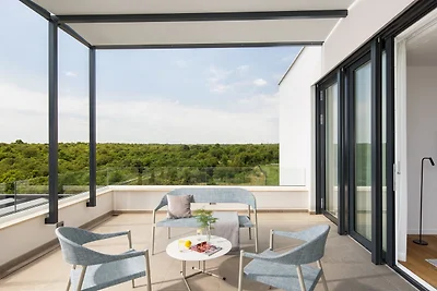 Modern villa Noble with view and pool in Bale