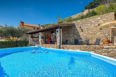 Rustic villa Pietro with pool in Motovun