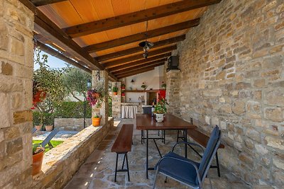 Rustic villa Pietro with pool in Motovun