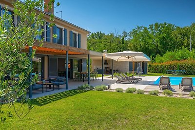 Modern villa Pinca with pool and grill in...