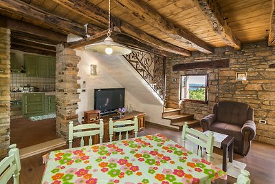 Rustic Villa Marija with panoramic view in...