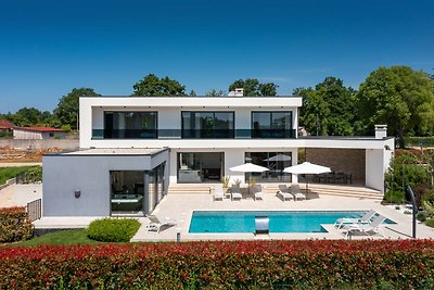 Modern villa Blanka with pool and grill in...