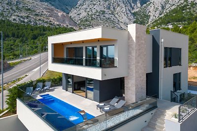 Beautiful Villa Sirius with view in Baska...