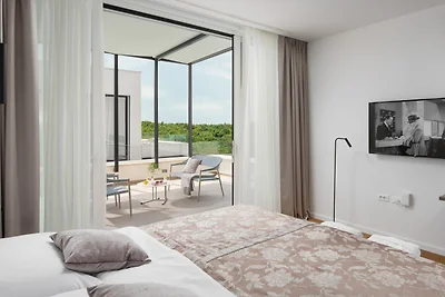 Modern villa Noble with view and pool in Bale