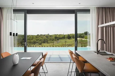 Modern villa Noble with view and pool in Bale