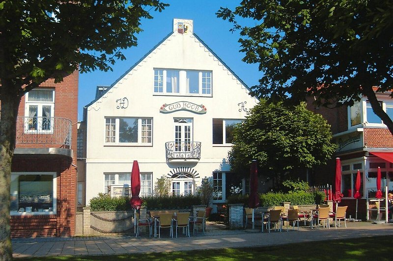 Außenseite Ferienhaus (Sommer)