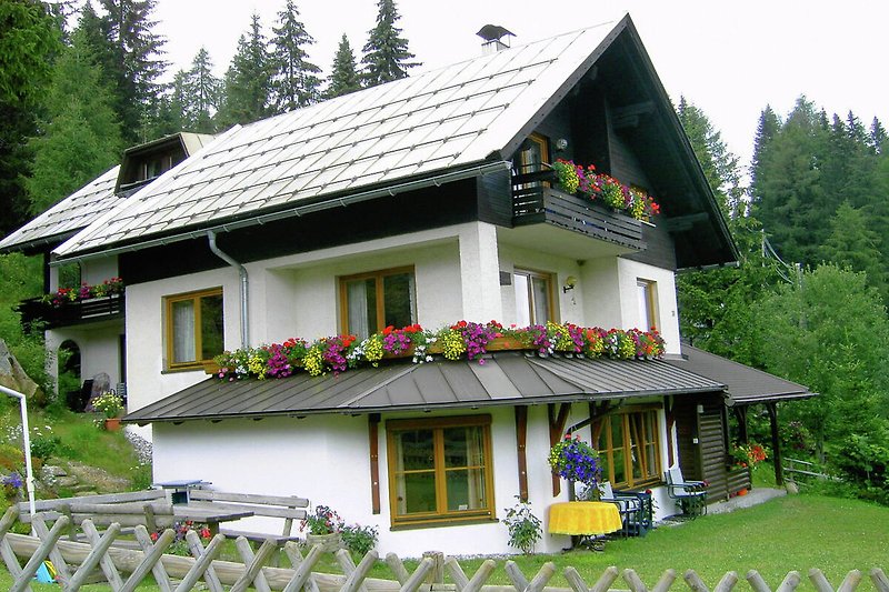 Außenseite Ferienhaus (Sommer)