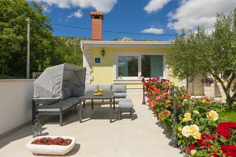 Außenseite Ferienhaus (Sommer)