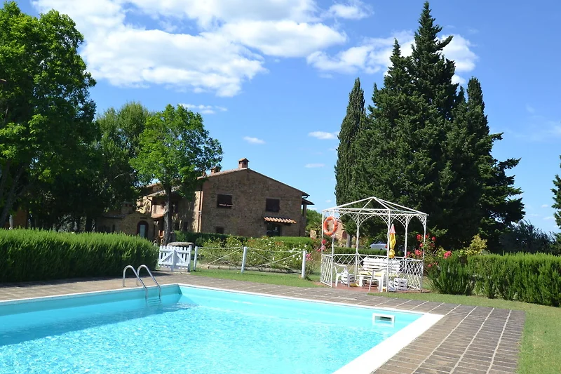 Schwimmbad des Ferienhauses