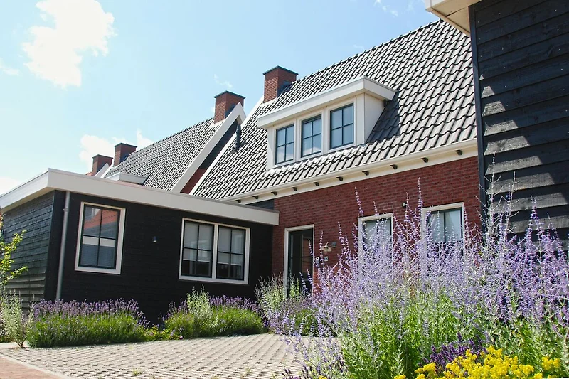 Außenseite Ferienhaus (Sommer)