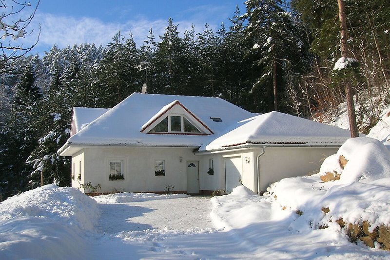 Exterior casa de vacaciones (invierno)