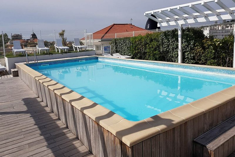 Schwimmbad des Ferienhauses
