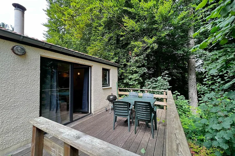 Exterieur vakantiehuis (zomer)