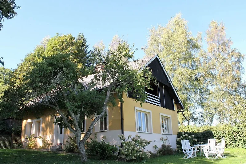Außenseite Ferienhaus (Sommer)