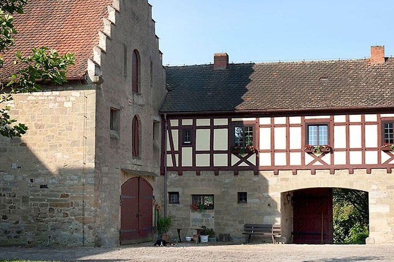 Außenseite Ferienhaus (Sommer)