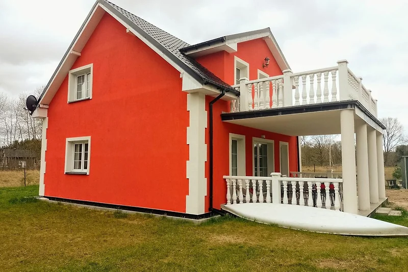 Außenseite Ferienhaus (Sommer)