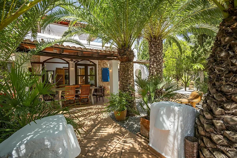 Außenseite Ferienhaus (Sommer)
