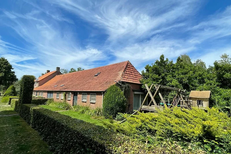 Exterieur vakantiehuis (zomer)
