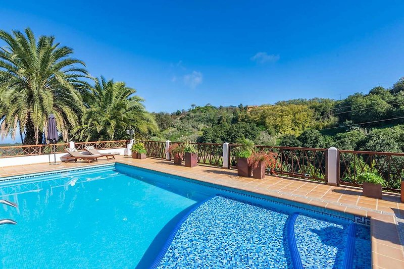Schwimmbad des Ferienhauses