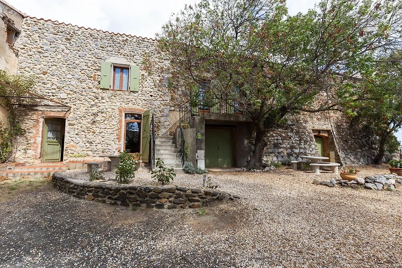 Außenseite Ferienhaus (Sommer)