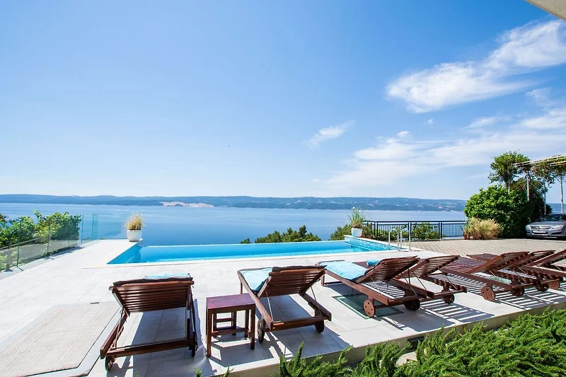 Schwimmbad des Ferienhauses