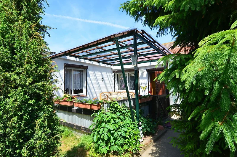 Außenseite Ferienhaus (Sommer)