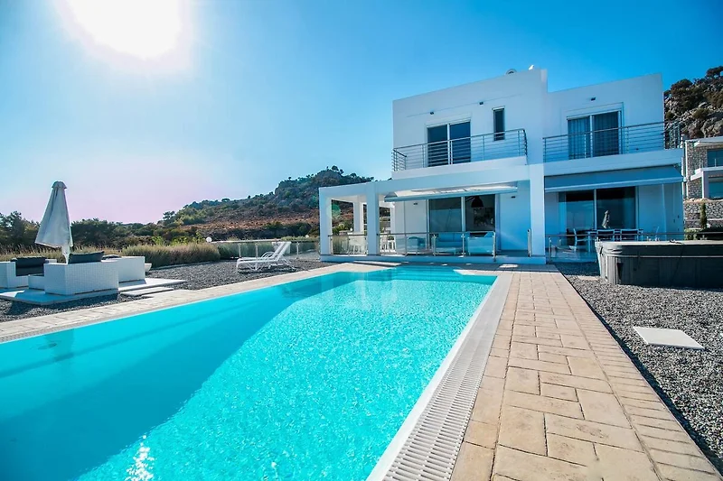Exterieur vakantiehuis (zomer)