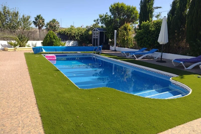 Schwimmbad des Ferienhauses